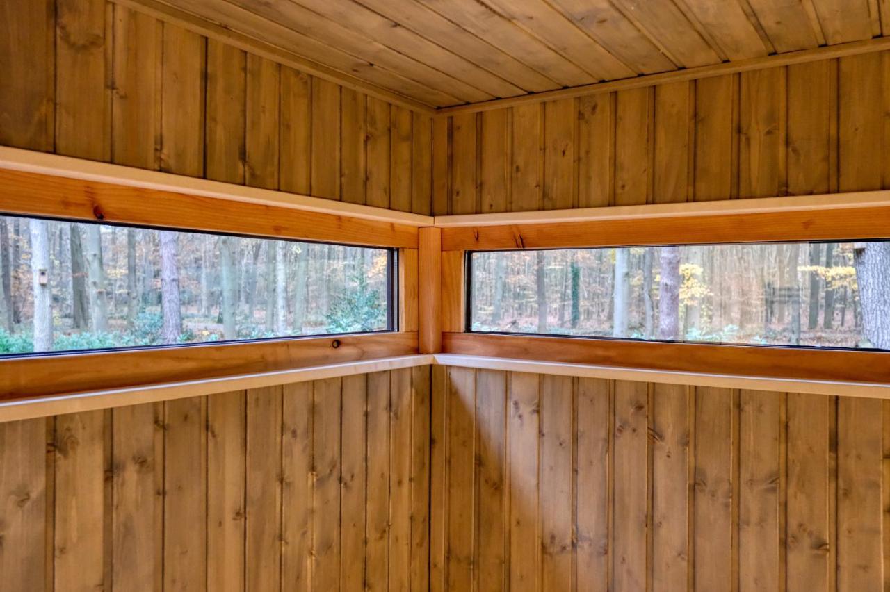 Lodge In Een Bosrijke Omgeving Met Hottub & Sauna Opt Rheezerveen Eksteriør bilde