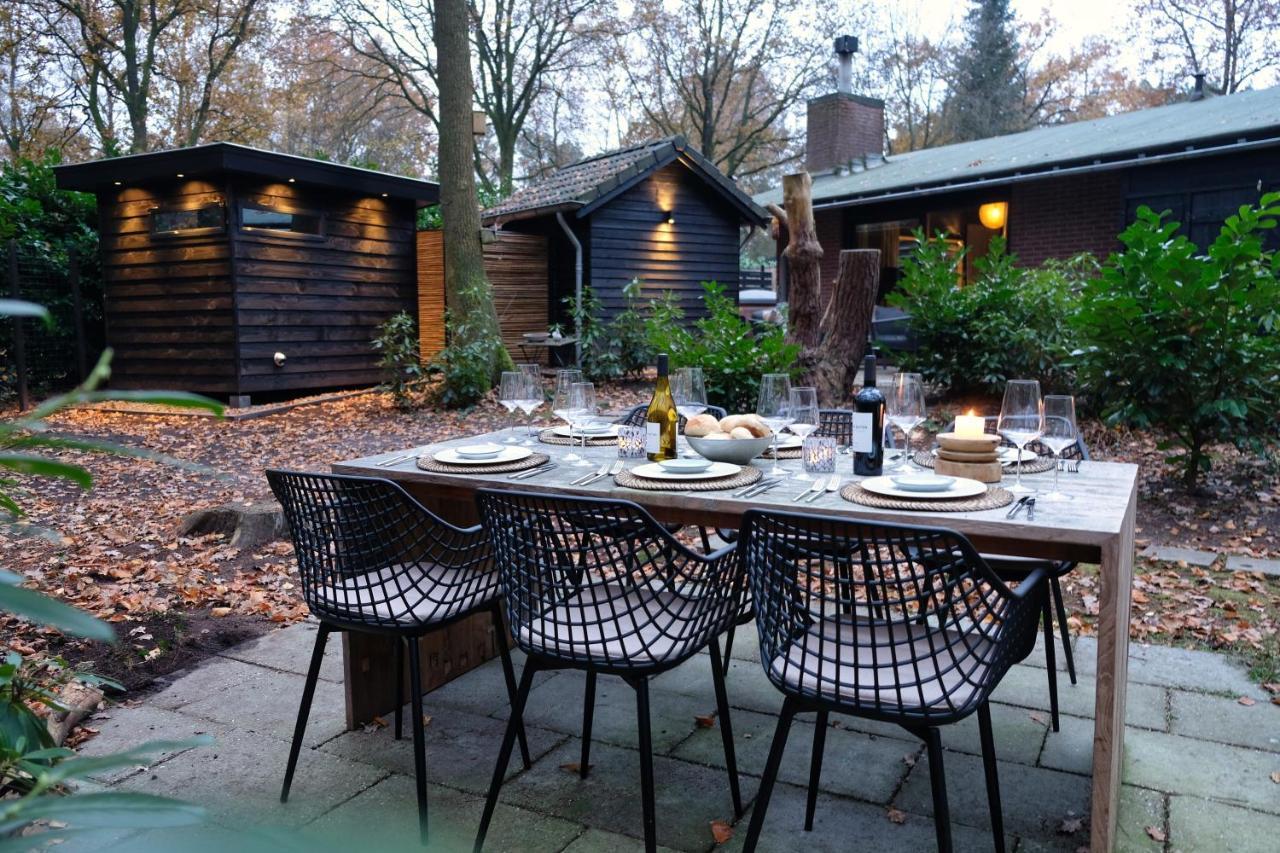 Lodge In Een Bosrijke Omgeving Met Hottub & Sauna Opt Rheezerveen Eksteriør bilde